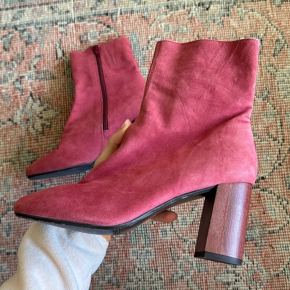 Sézane Mischa Peonies Booties